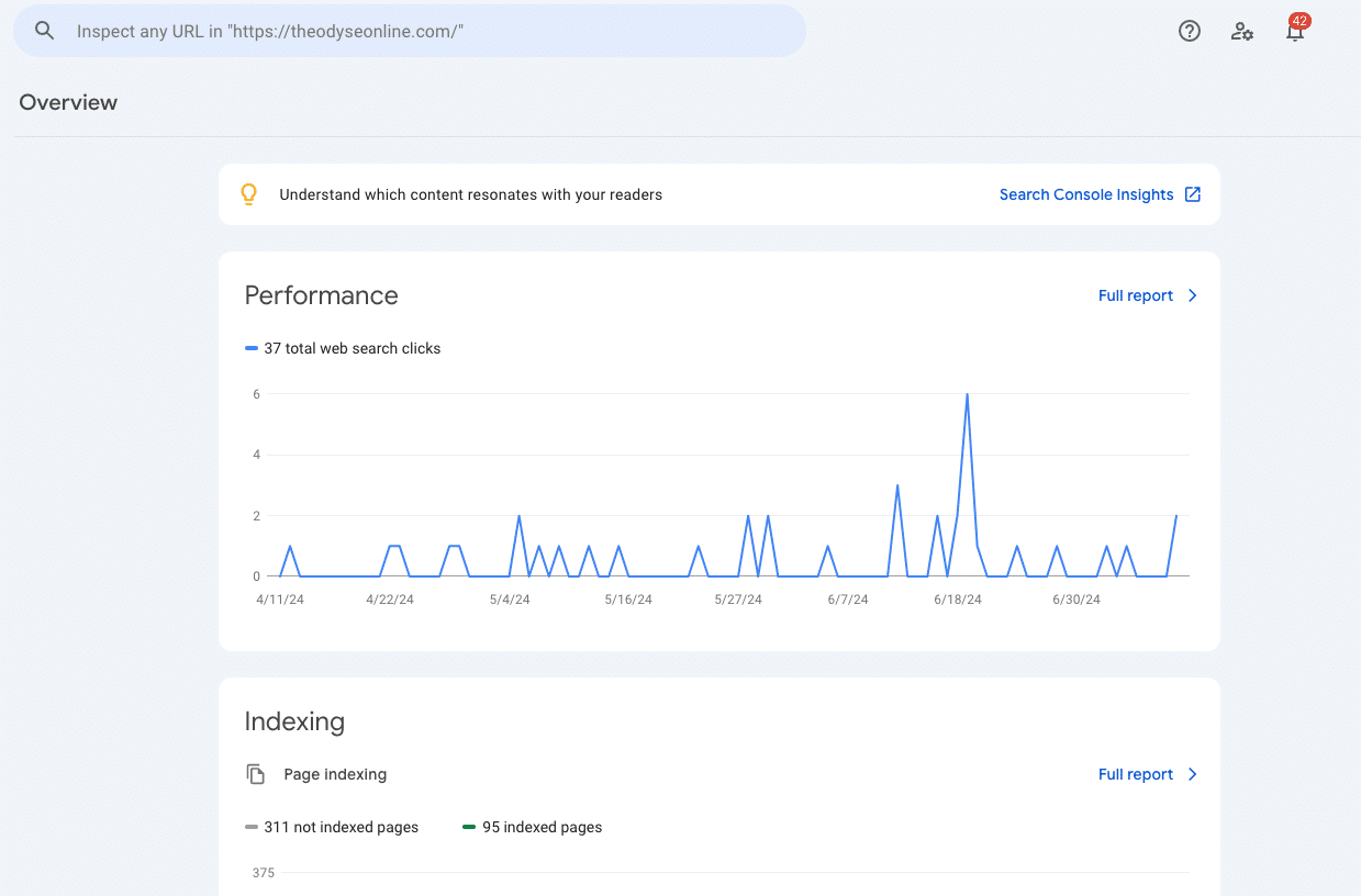 search console property